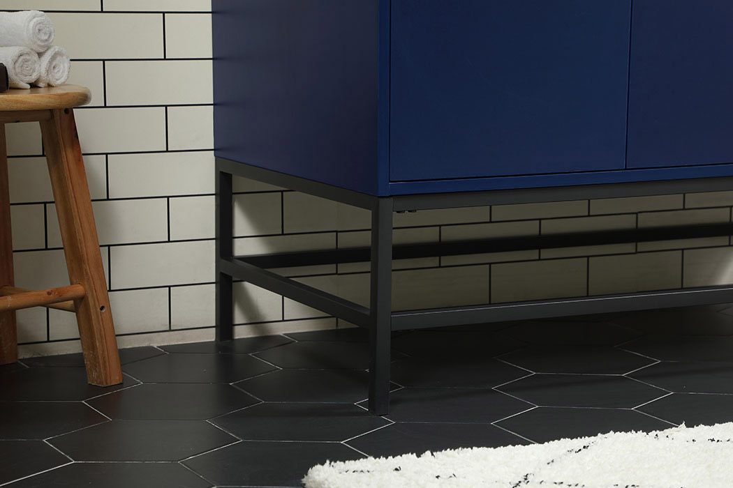 Elegant Bathroom Vanity - Blue (VF48842MBL)