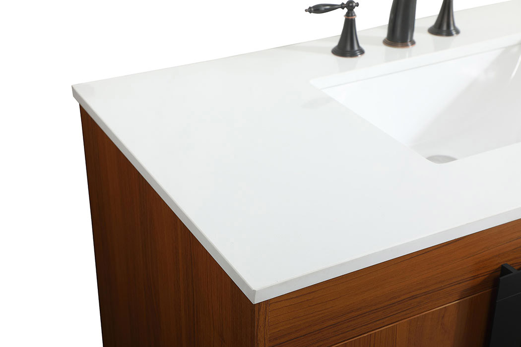 Elegant Bathroom Vanity - Teak (VF48842MTK)