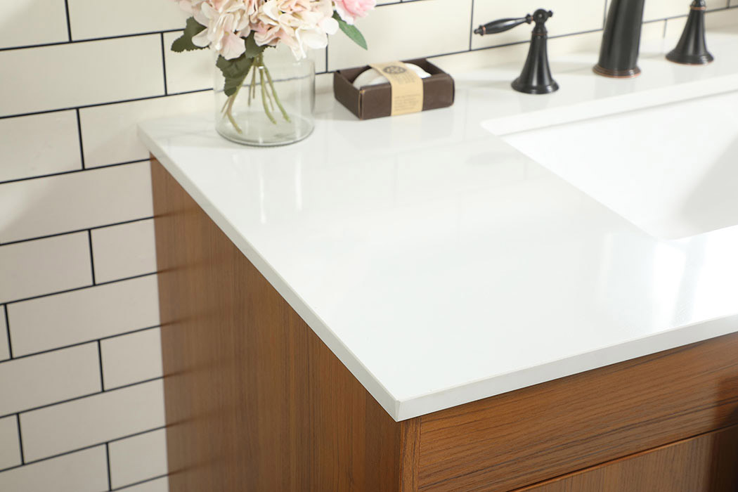 Elegant Bathroom Vanity - Teak (VF48842MTK)