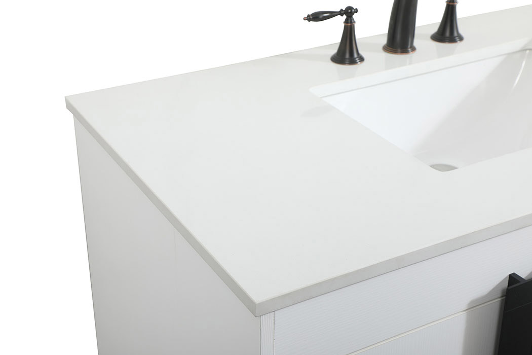 Elegant Bathroom Vanity - White (VF48842MWH)