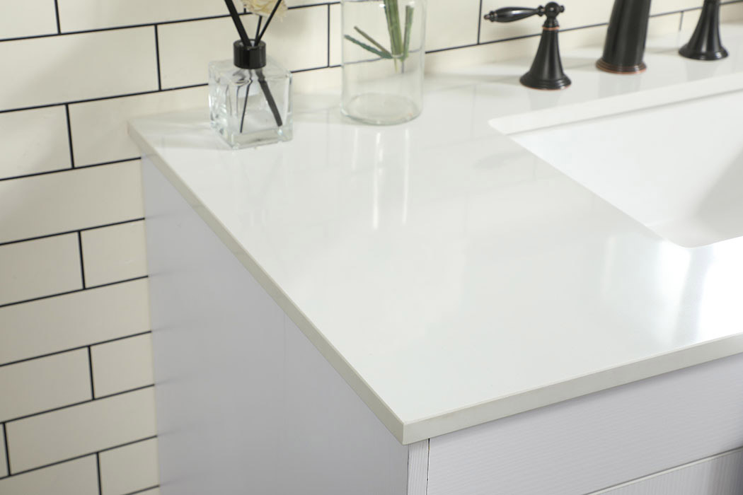 Elegant Bathroom Vanity - White (VF48842MWH)