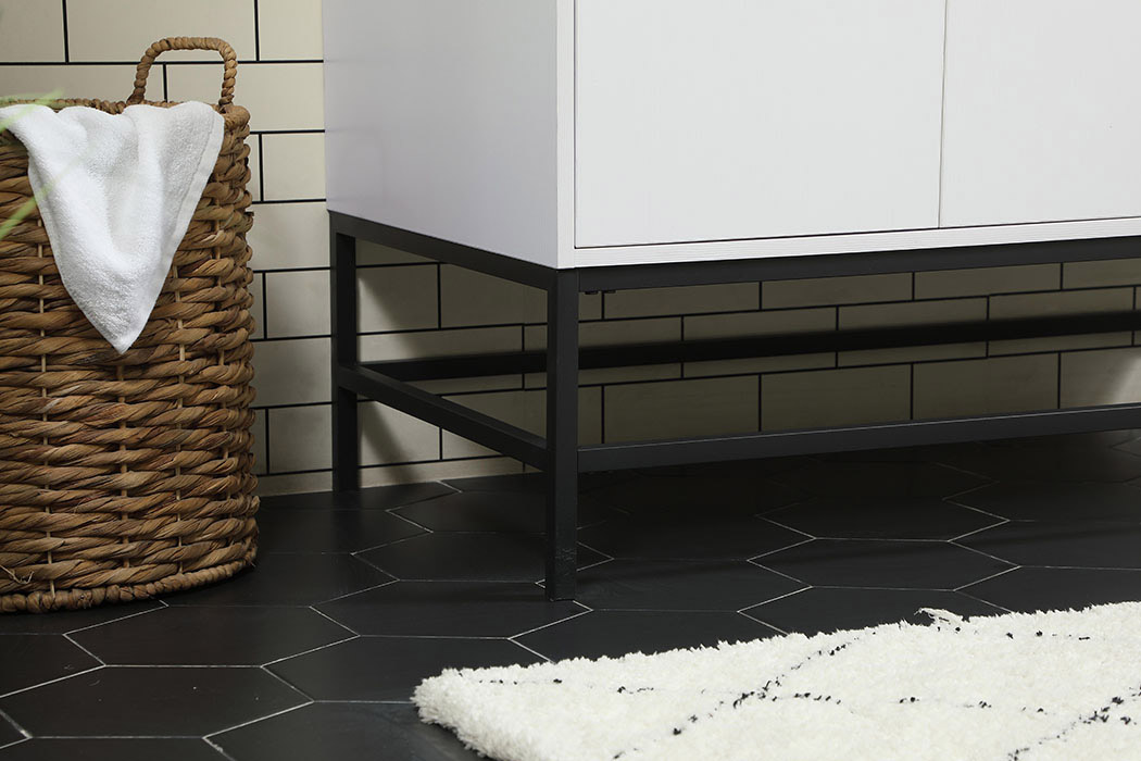 Elegant Bathroom Vanity - White (VF48842MWH)