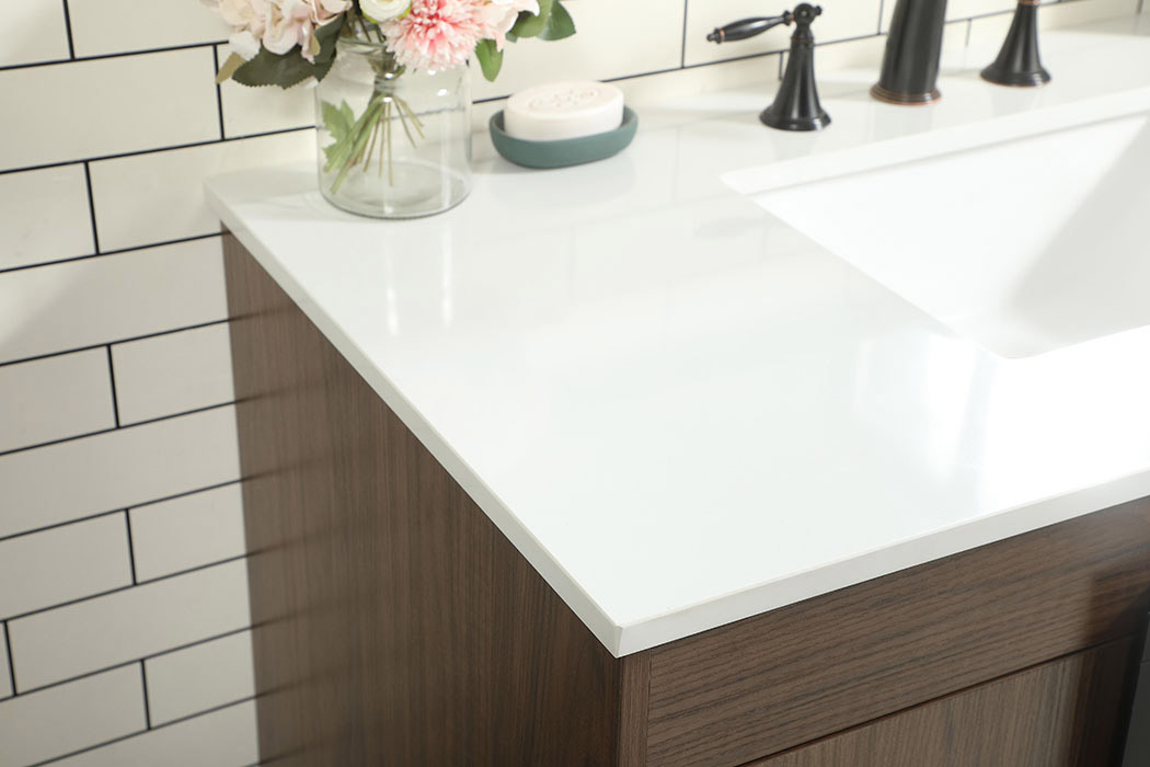 Elegant Bathroom Vanity - Walnut (VF48842MWT)