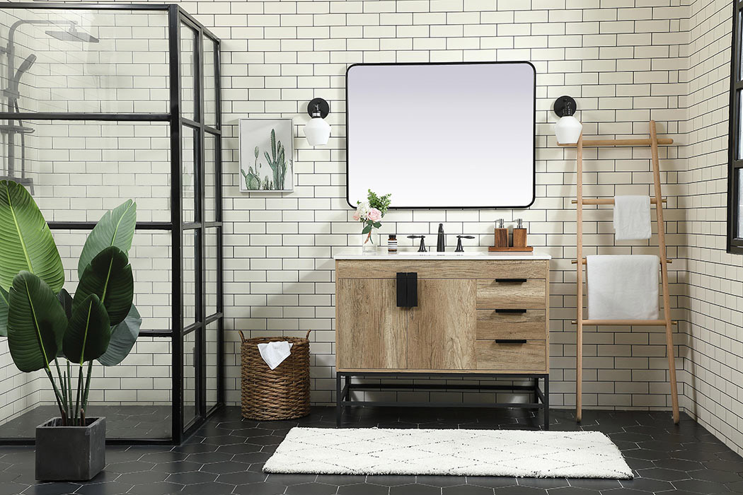 Elegant Bathroom Vanity - Natural Oak (VF48842NT)