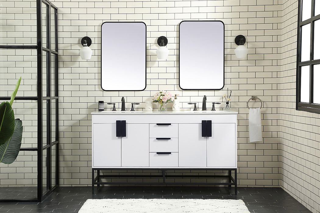 Elegant Bathroom Vanity - White (VF48860DMWH)