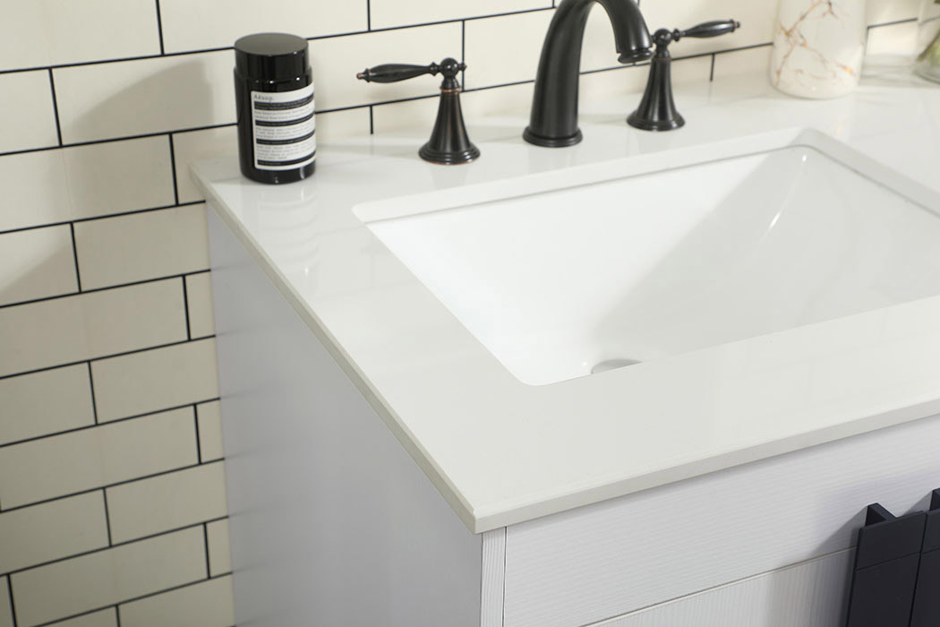 Elegant Bathroom Vanity - White (VF48860DMWH)
