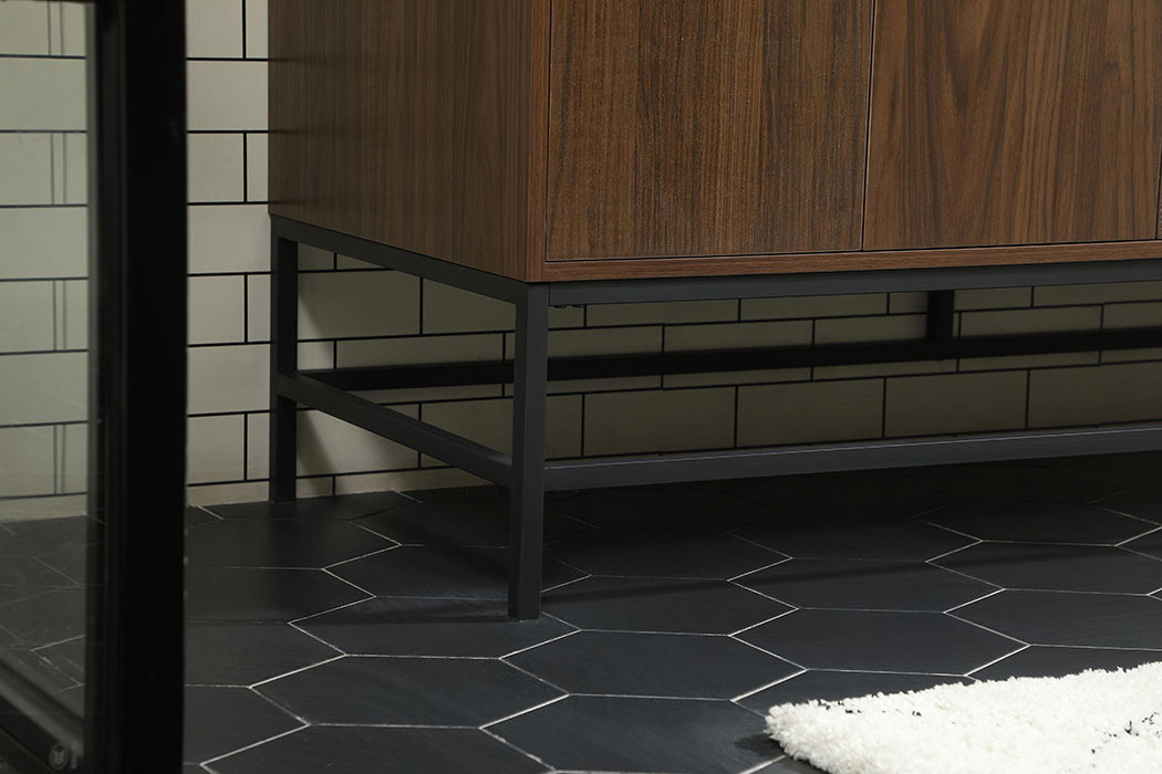 Elegant Bathroom Vanity - Walnut (VF48860DMWT)