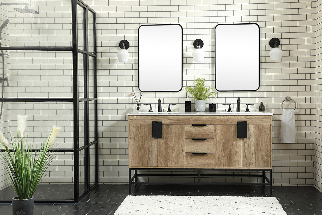 Elegant Bathroom Vanity - Natural Oak (VF48860DNT)