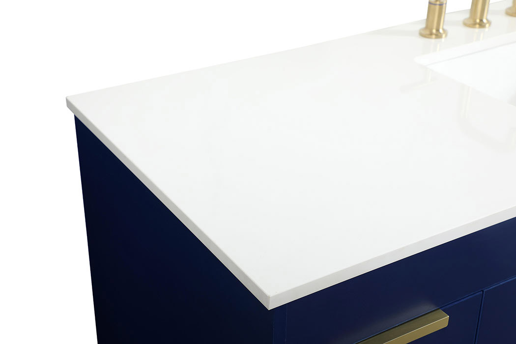 Elegant Bathroom Vanity - Blue (VF48860MBL)