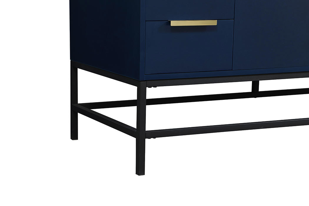Elegant Bathroom Vanity - Blue (VF48860MBL)