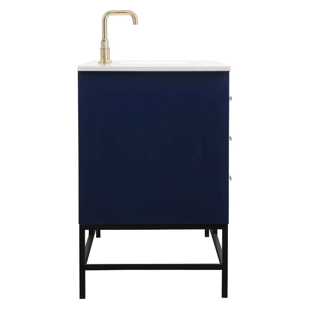 Elegant Bathroom Vanity - Blue (VF48860MBL)