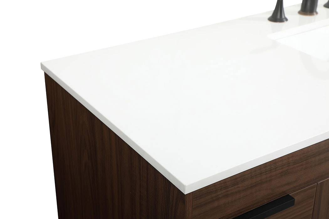 Elegant Bathroom Vanity - Walnut (VF48860MWT)