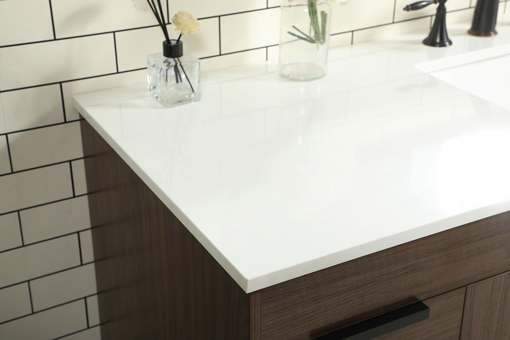 Elegant Bathroom Vanity - Walnut (VF48860MWT)
