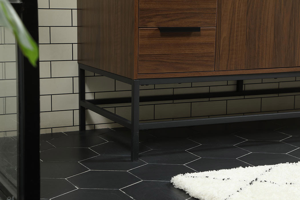 Elegant Bathroom Vanity - Walnut (VF48860MWT)