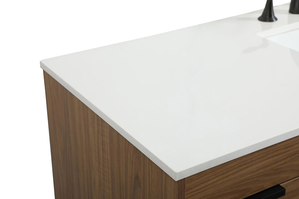Elegant Bathroom Vanity - Walnut Brown (VF48860WB)