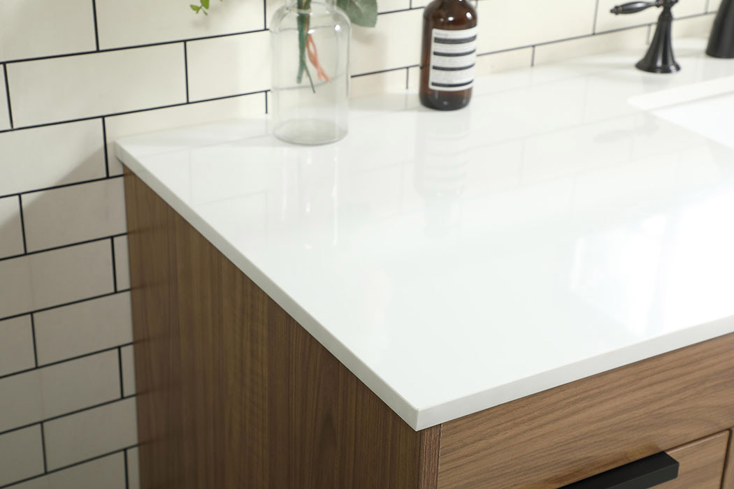 Elegant Bathroom Vanity - Walnut Brown (VF48860WB)