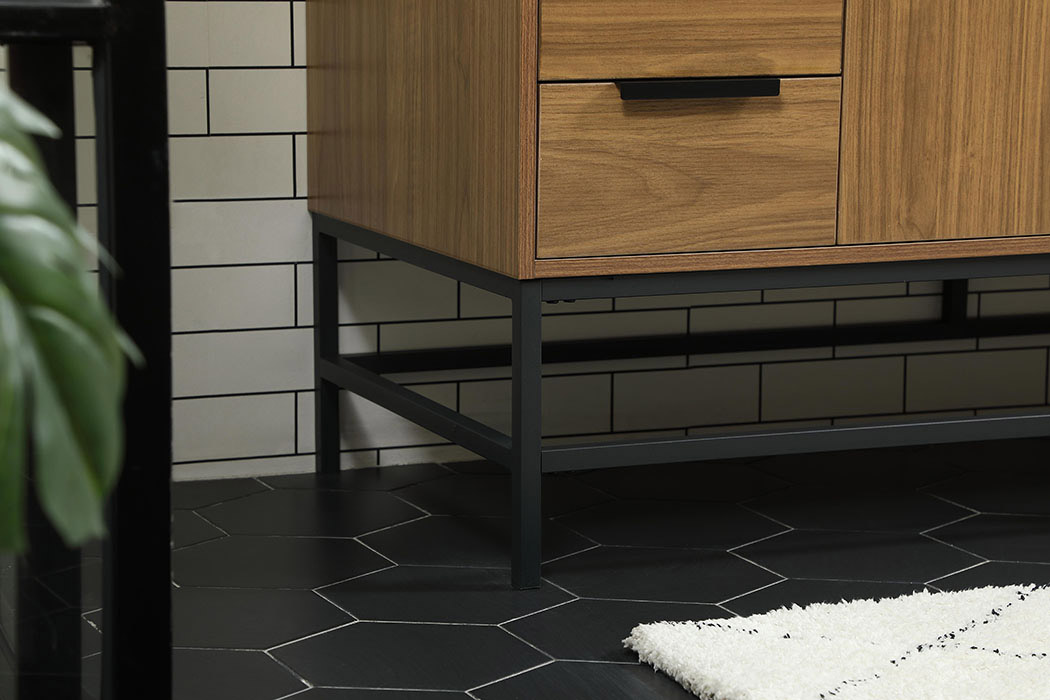 Elegant Bathroom Vanity - Walnut Brown (VF48860WB)