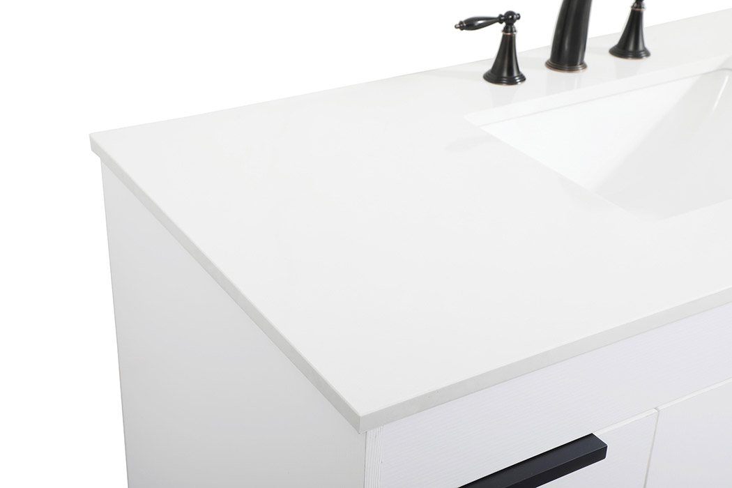 Elegant Bathroom Vanity - White (VF488W48MWH)