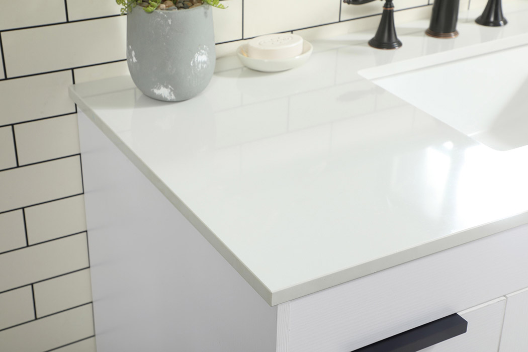 Elegant Bathroom Vanity - White (VF488W48MWH)