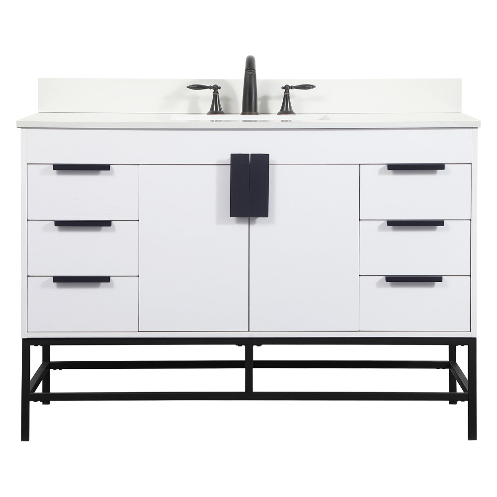 Elegant - Bathroom Vanity (PNT-VF488W48)