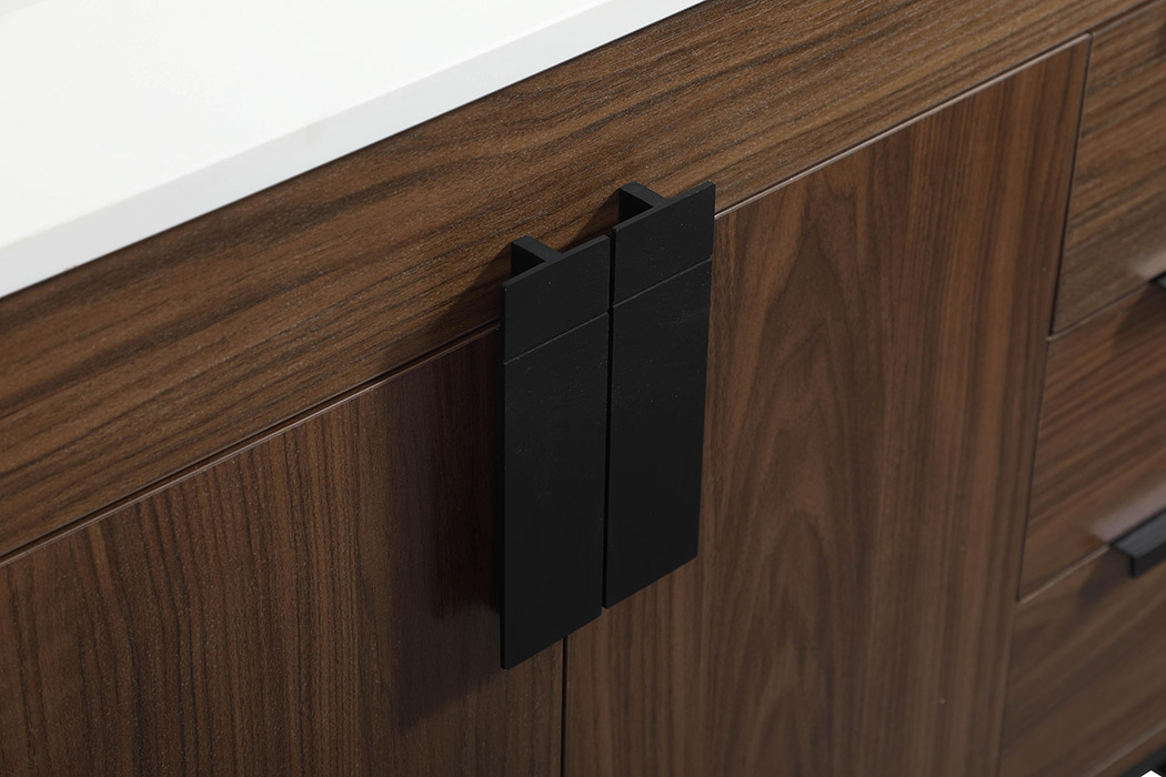 Elegant Bathroom Vanity - Walnut (VF488W48MWT)