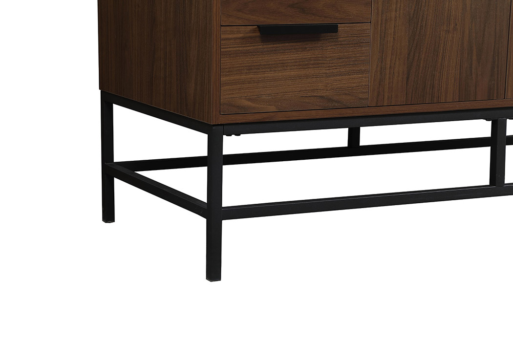 Elegant Bathroom Vanity - Walnut (VF488W48MWT)