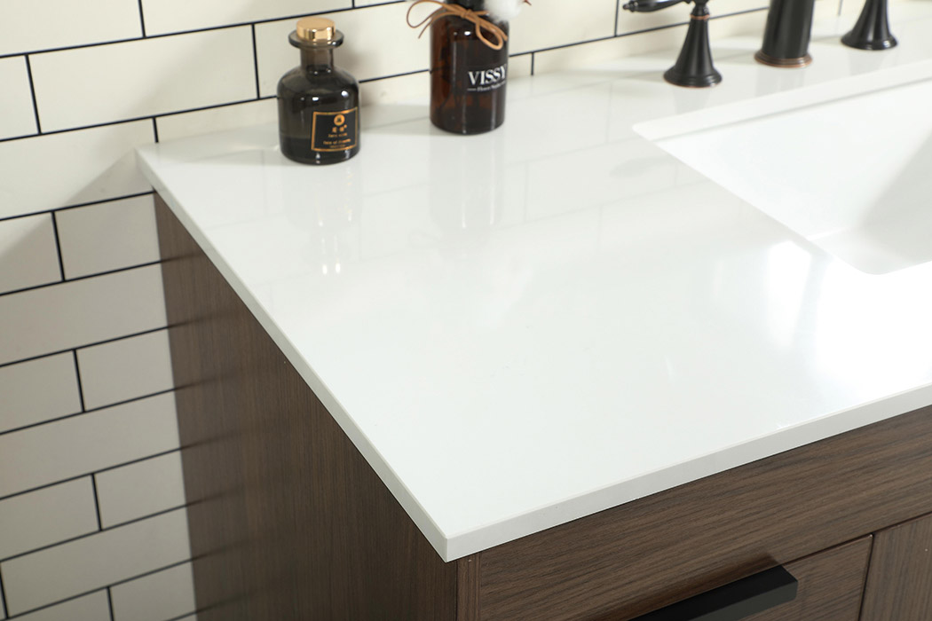 Elegant Bathroom Vanity - Walnut (VF488W48MWT)
