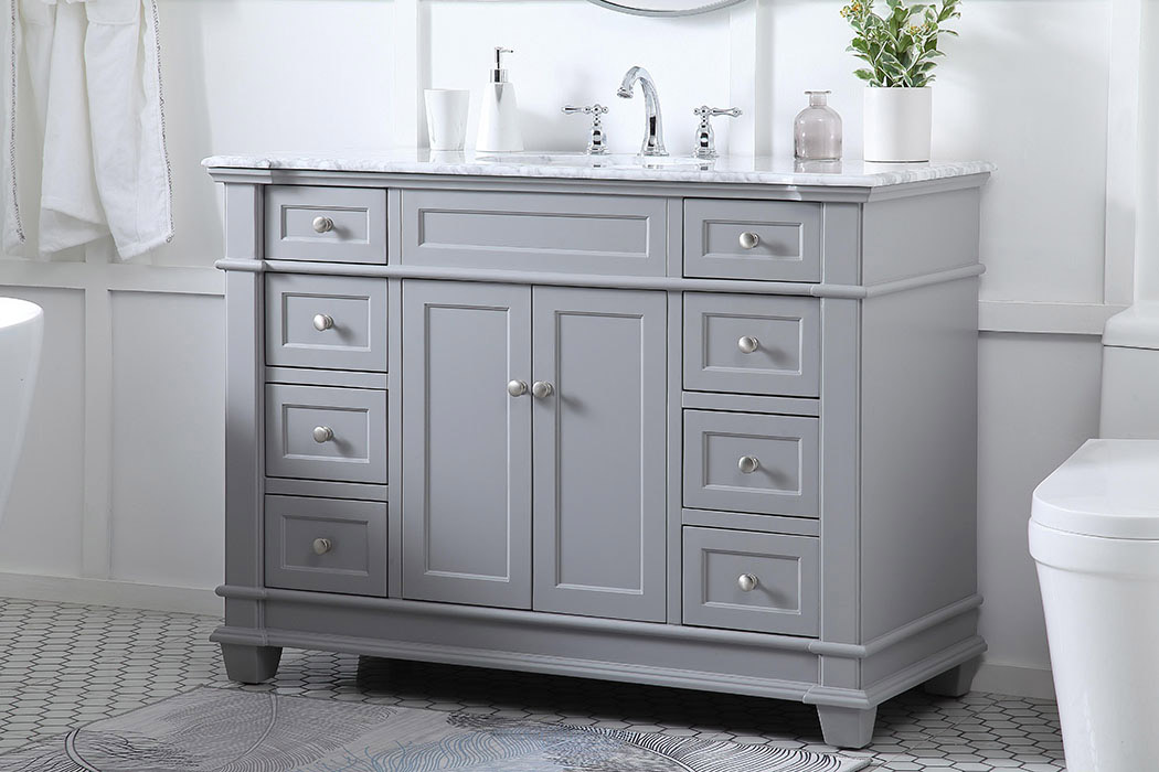 Elegant Bathroom Vanity - Gray (VF50048GR)