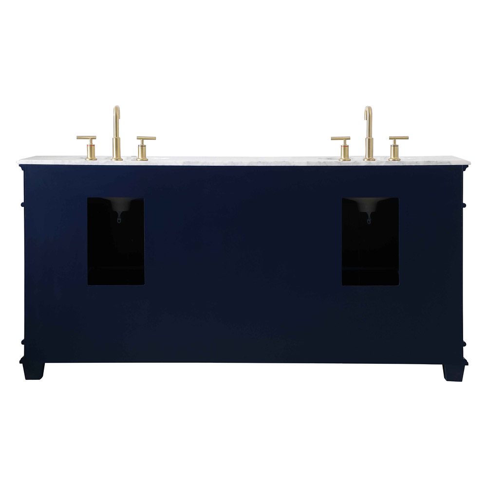 Elegant Bathroom Vanity - Blue (VF50072DBL)