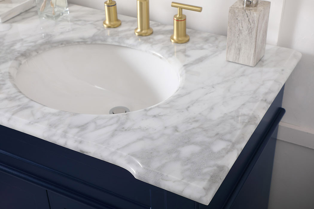 Elegant Bathroom Vanity - Blue (VF50072DBL)