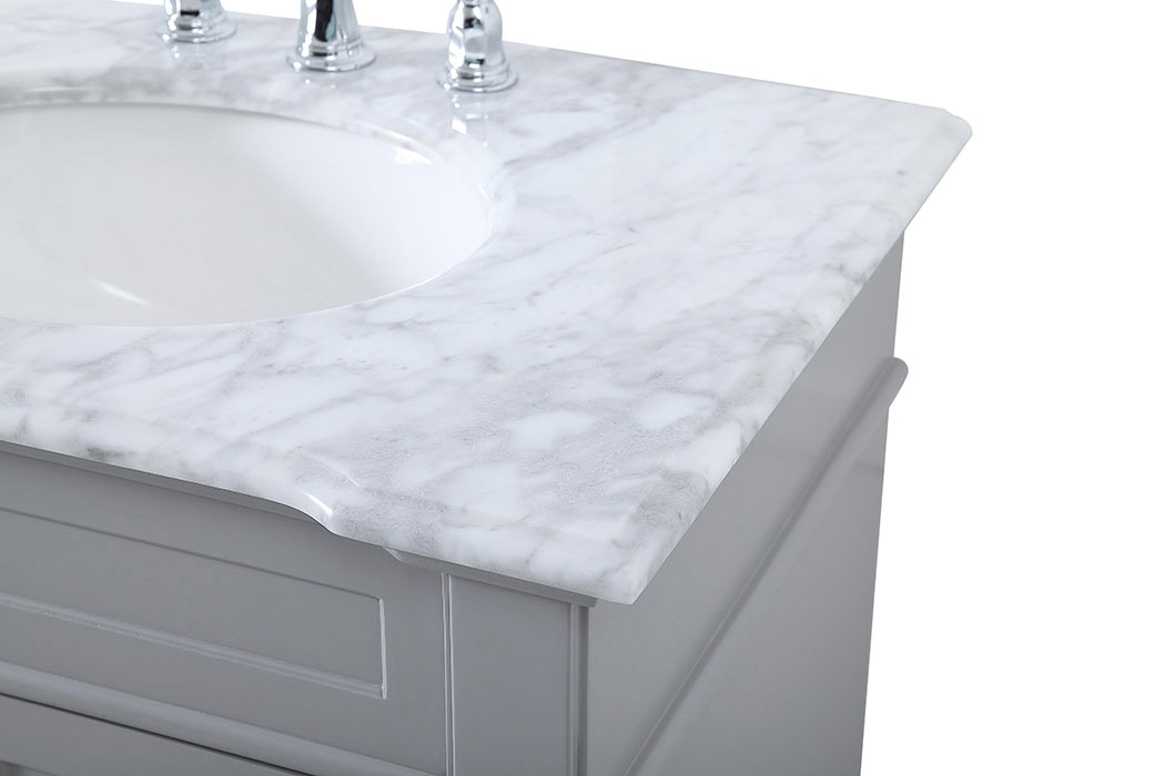 Elegant Bathroom Vanity - Gray (VF50072DGR)