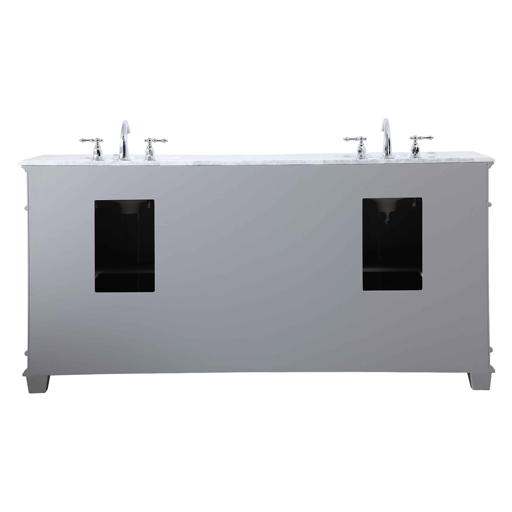 Elegant Bathroom Vanity - Gray (VF50072DGR)