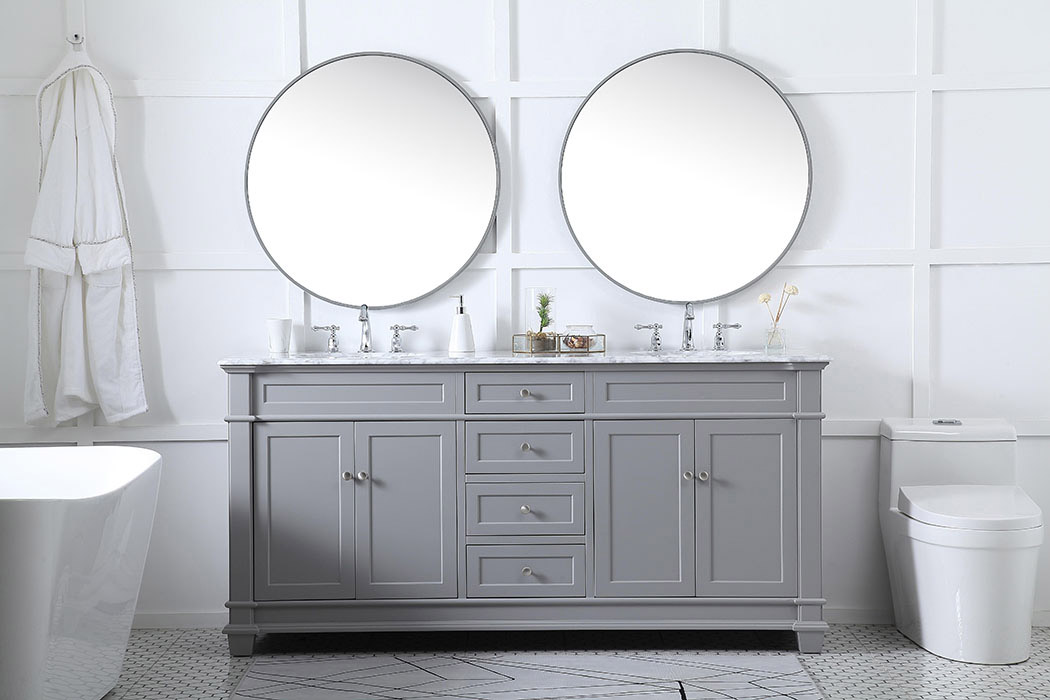 Elegant Bathroom Vanity - Gray (VF50072DGR)