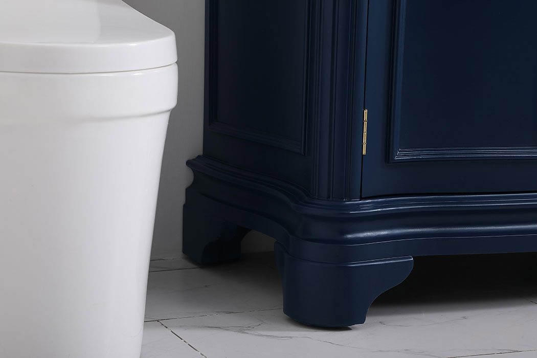 Elegant Bathroom Vanity - Blue, L 36" (VF52036BL)