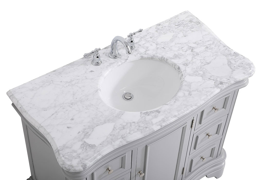 Elegant Bathroom Vanity - Gray, L 42" (VF52042GR)