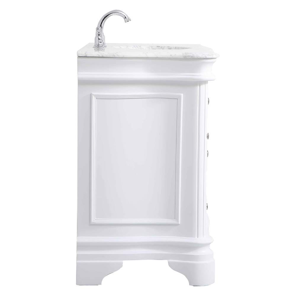 Elegant Bathroom Vanity - White, L 42" (VF52042WH)