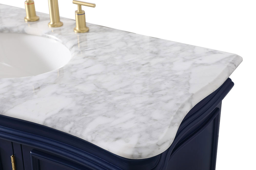 Elegant Bathroom Vanity - Blue, L 48" (VF52048BL)