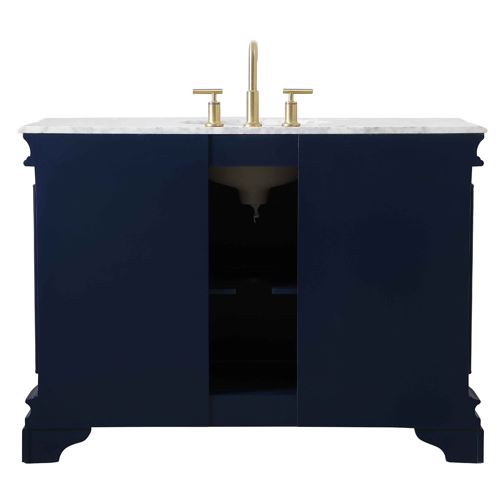 Elegant Bathroom Vanity - Blue, L 48" (VF52048BL)