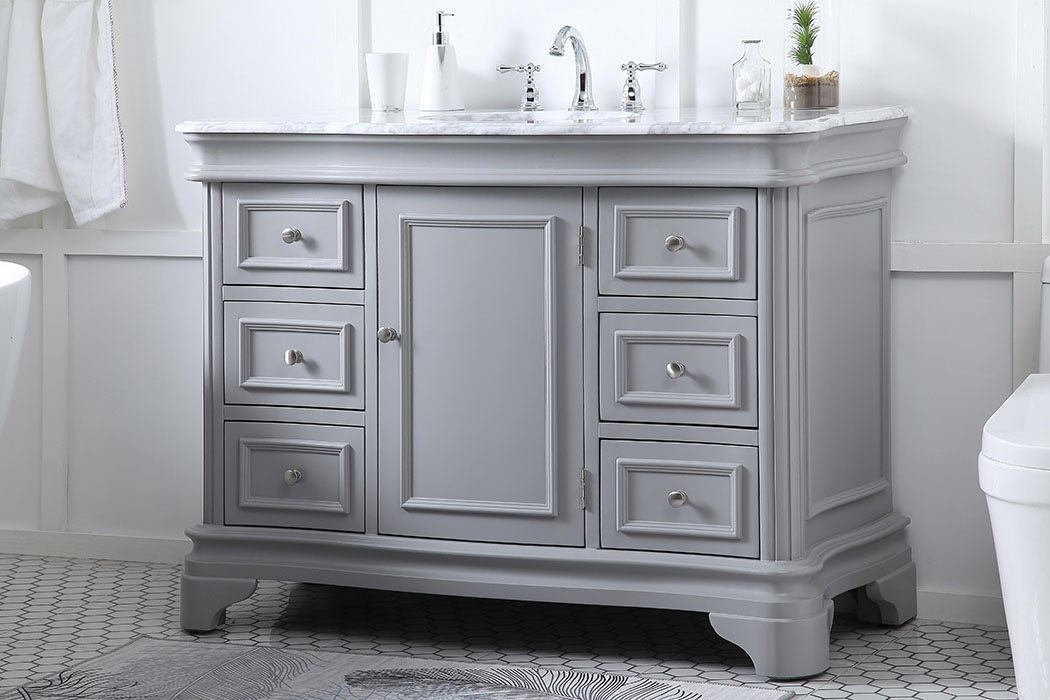 Elegant Bathroom Vanity - Gray (VF52048GR)