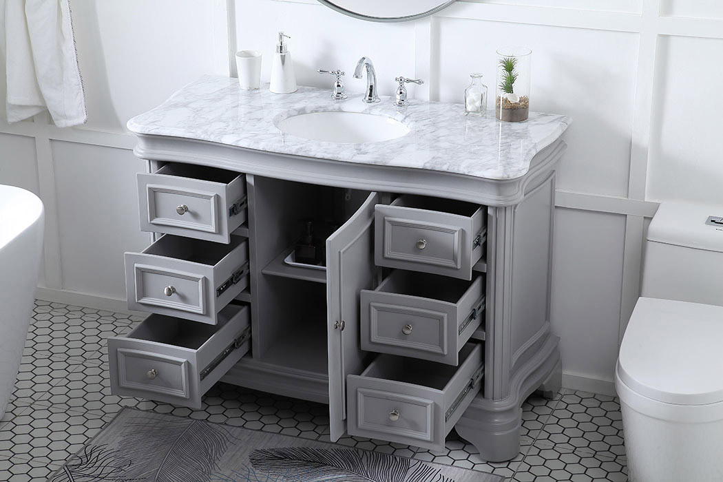 Elegant Bathroom Vanity - Gray (VF52048GR)