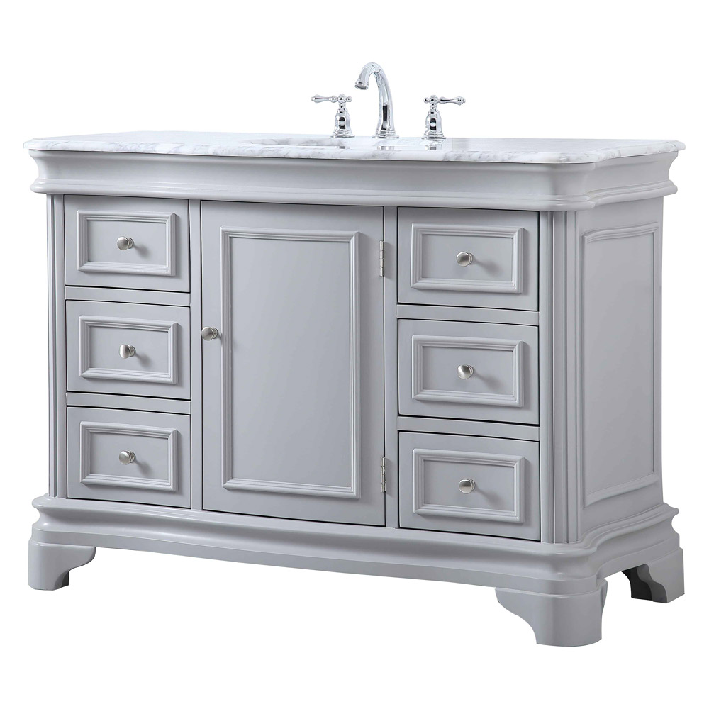 Elegant Bathroom Vanity - Gray (VF52048GR)