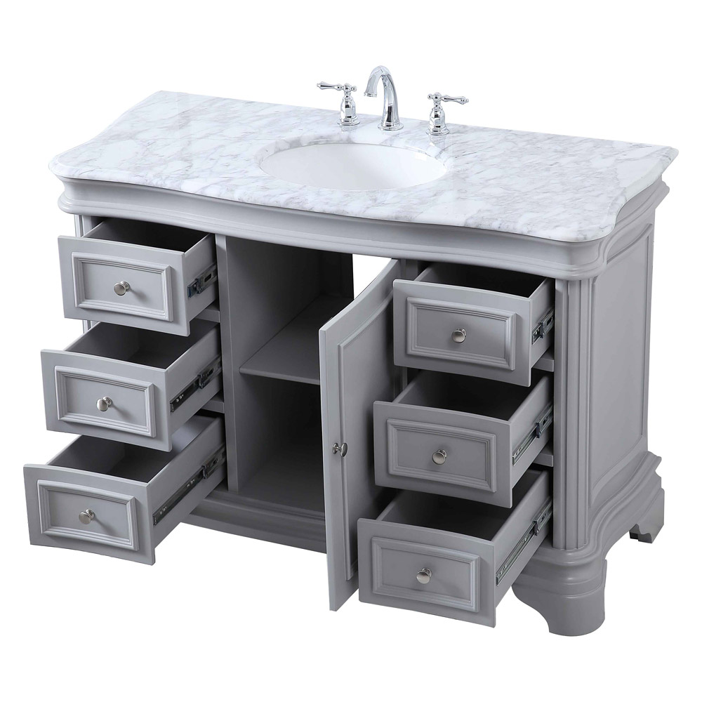 Elegant Bathroom Vanity - Gray (VF52048GR)