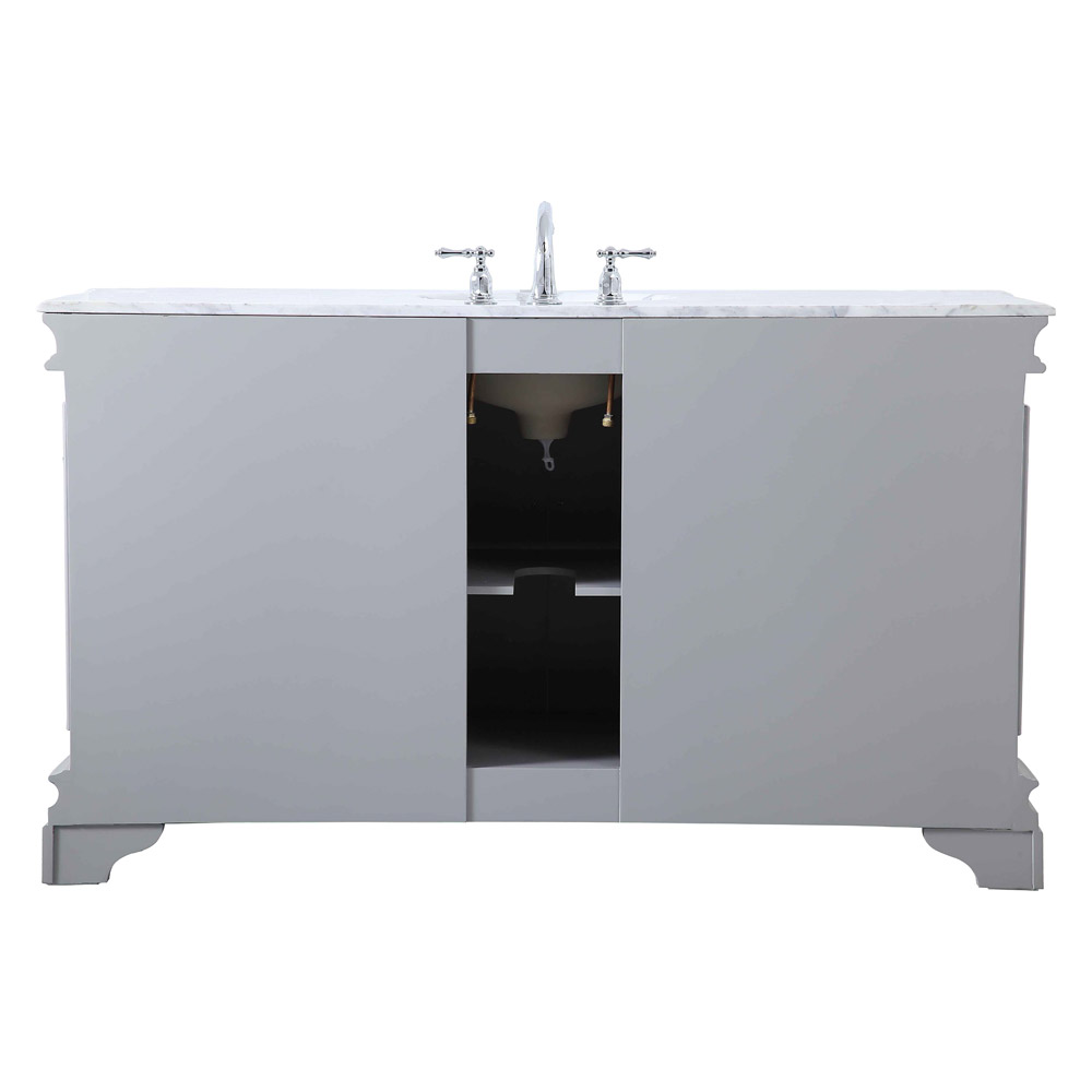 Elegant Single Bathroom Vanity - Gray (VF52060GR)