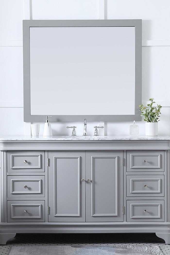 Elegant Single Bathroom Vanity - Gray (VF52060GR)