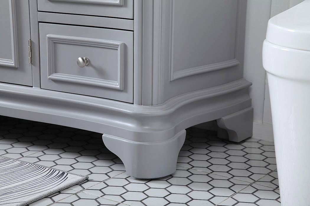 Elegant Single Bathroom Vanity - Gray (VF52060GR)