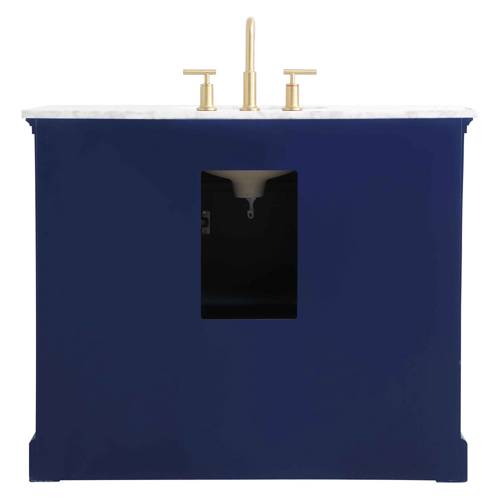 Elegant Bathroom Vanity - Blue, L 42" (VF53042BL)