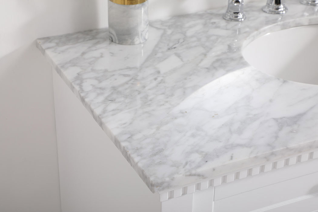 Elegant Bathroom Vanity - White, L 42" (VF53042WH)