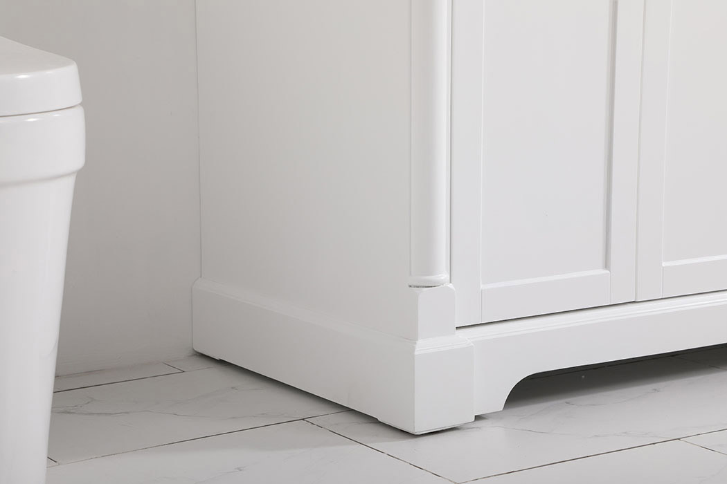 Elegant Bathroom Vanity - White, L 42" (VF53042WH)
