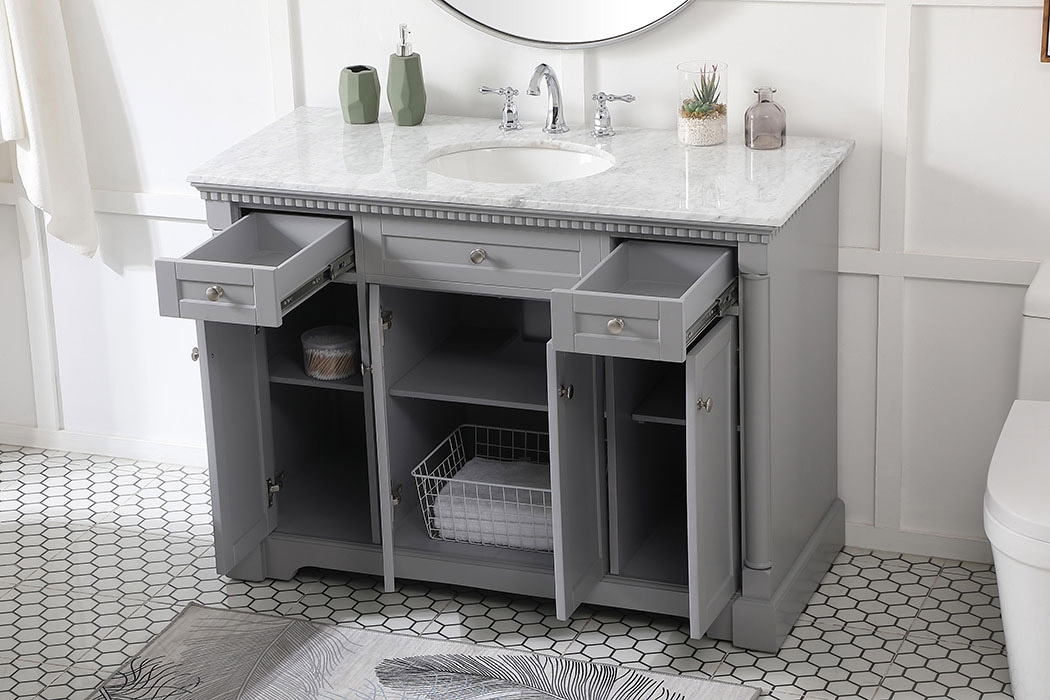 Elegant Bathroom Vanity - Gray (VF53048GR)