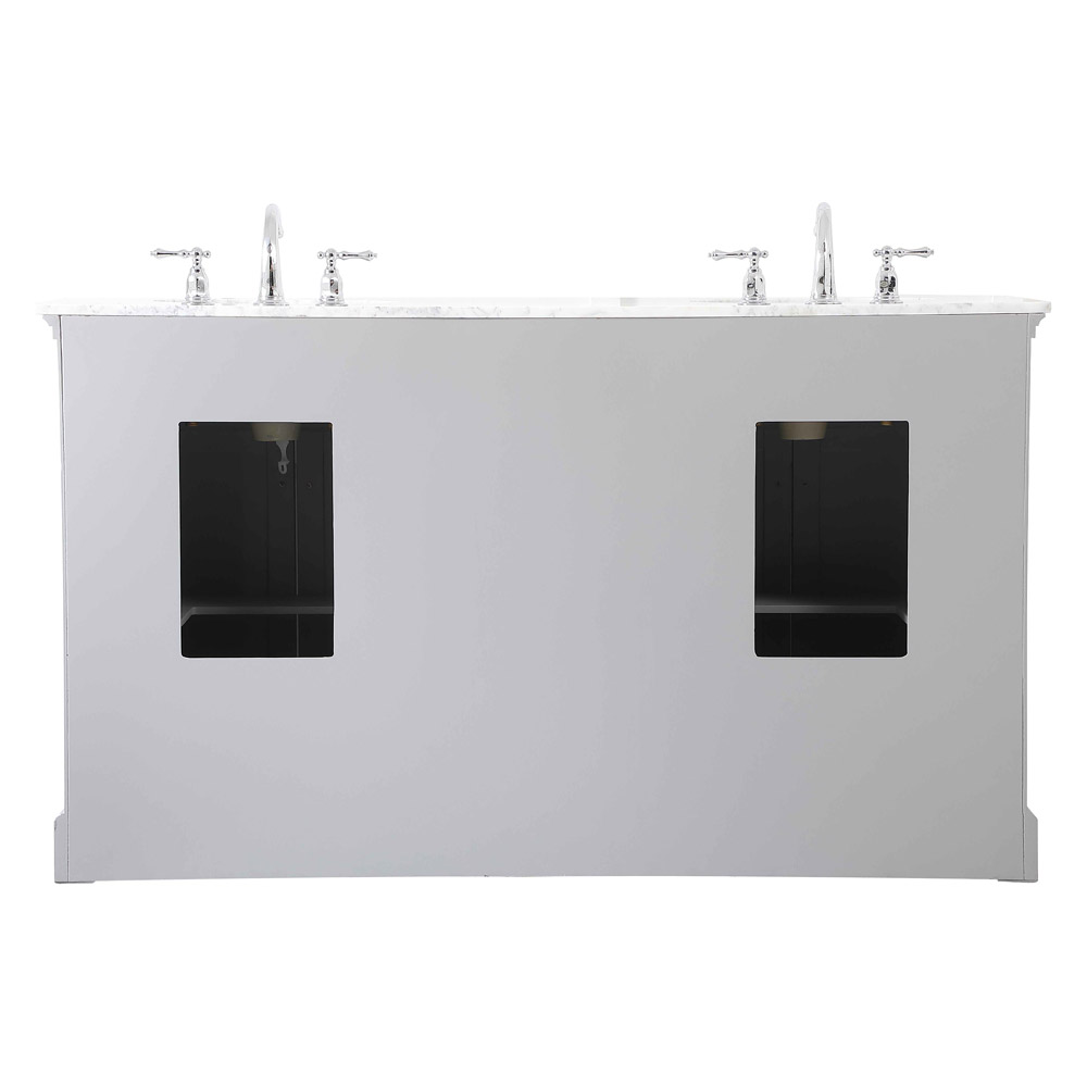Elegant Bathroom Vanity - Gray, L 60" (VF53060DGR)